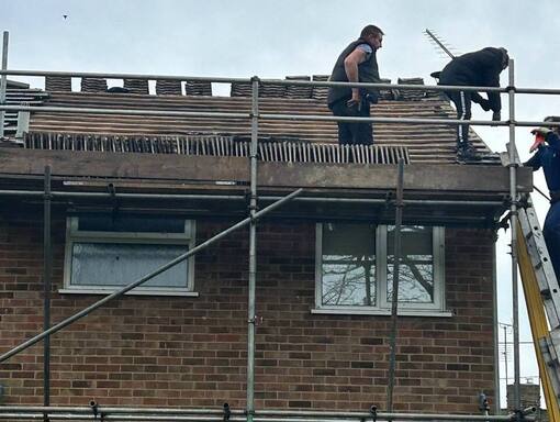 Dereham Roofing Services 19 This is a photo of a roof being repaired in Dereham. Installation carried out by Dereham Roofing Services