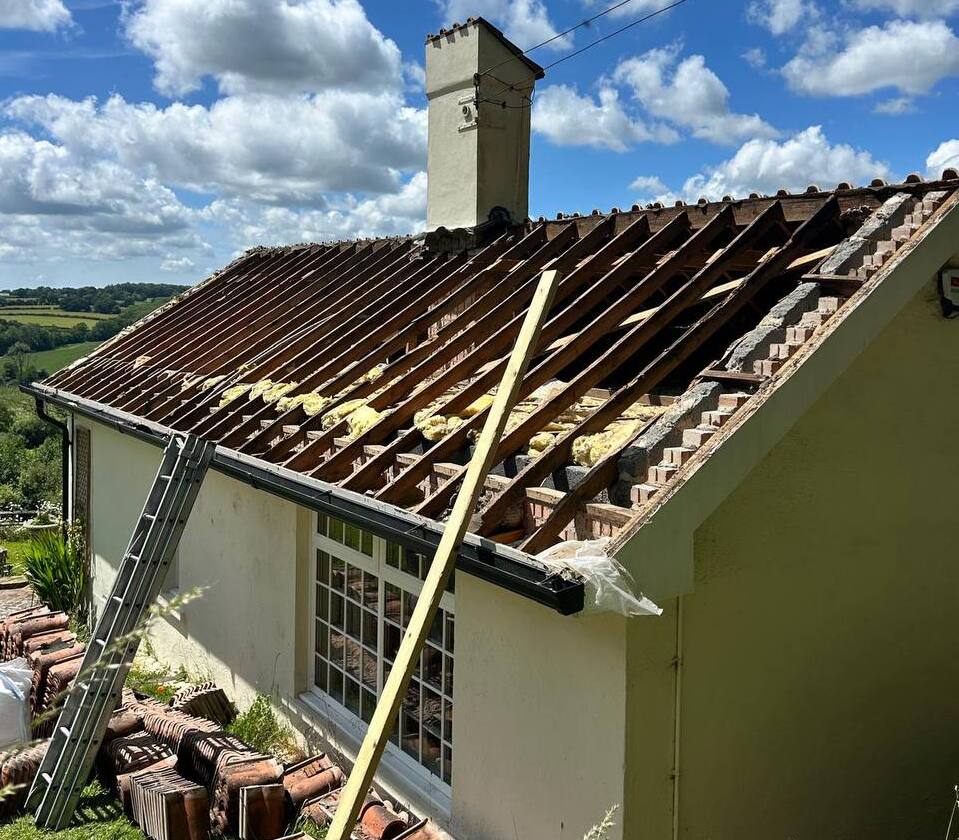 Dereham Roofing Services 8 This is a photo of a roof being repaired in Dereham. Installation carried out by Dereham Roofing Services