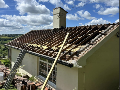 Dereham Roofing Services 82 This is a photo of a roof being repaired in Dereham. Installation carried out by Dereham Roofing Services